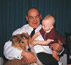Grand-pre, petit-fils et le chien